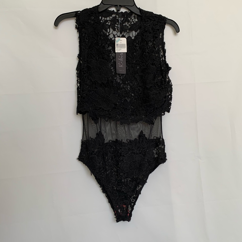 Kikiriki Black Lace bodysuit